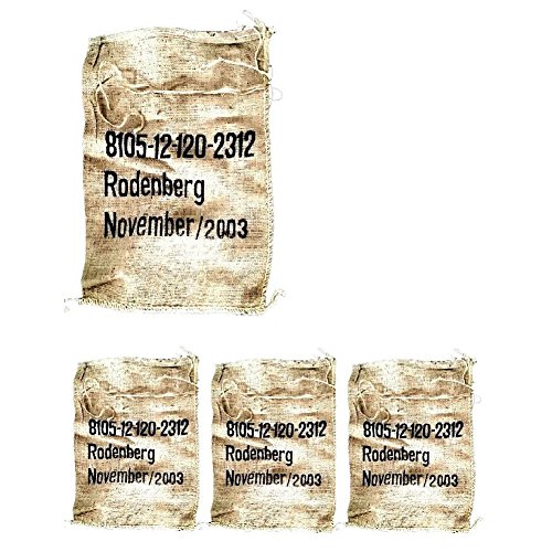 Armeeverkauf Rodenberg - Juego de 4 Sacos de café (Yute)