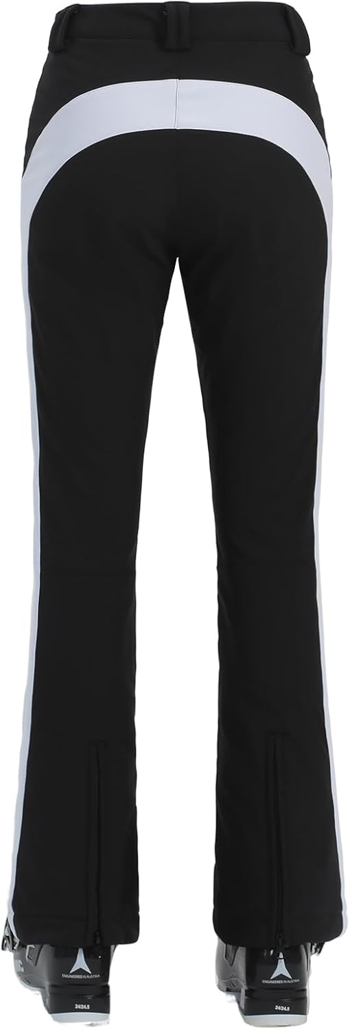 GSOU SNOW Womens Ski Pants Slim Snow Flared Snowboarding Insulated Waterproof Windproof Winter Outdoor Hiking Warm - Image 4