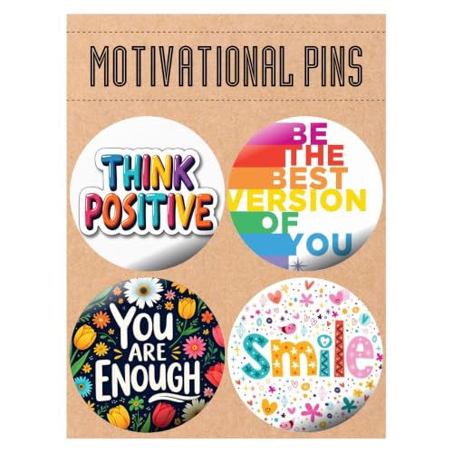 Image of Motivational Pins Badges 58mm Size | Round Button Badges | Inspirational Quotes | Return Gift | Event Badges | Kids Badges | Women brooches | Perfect for Backpacks