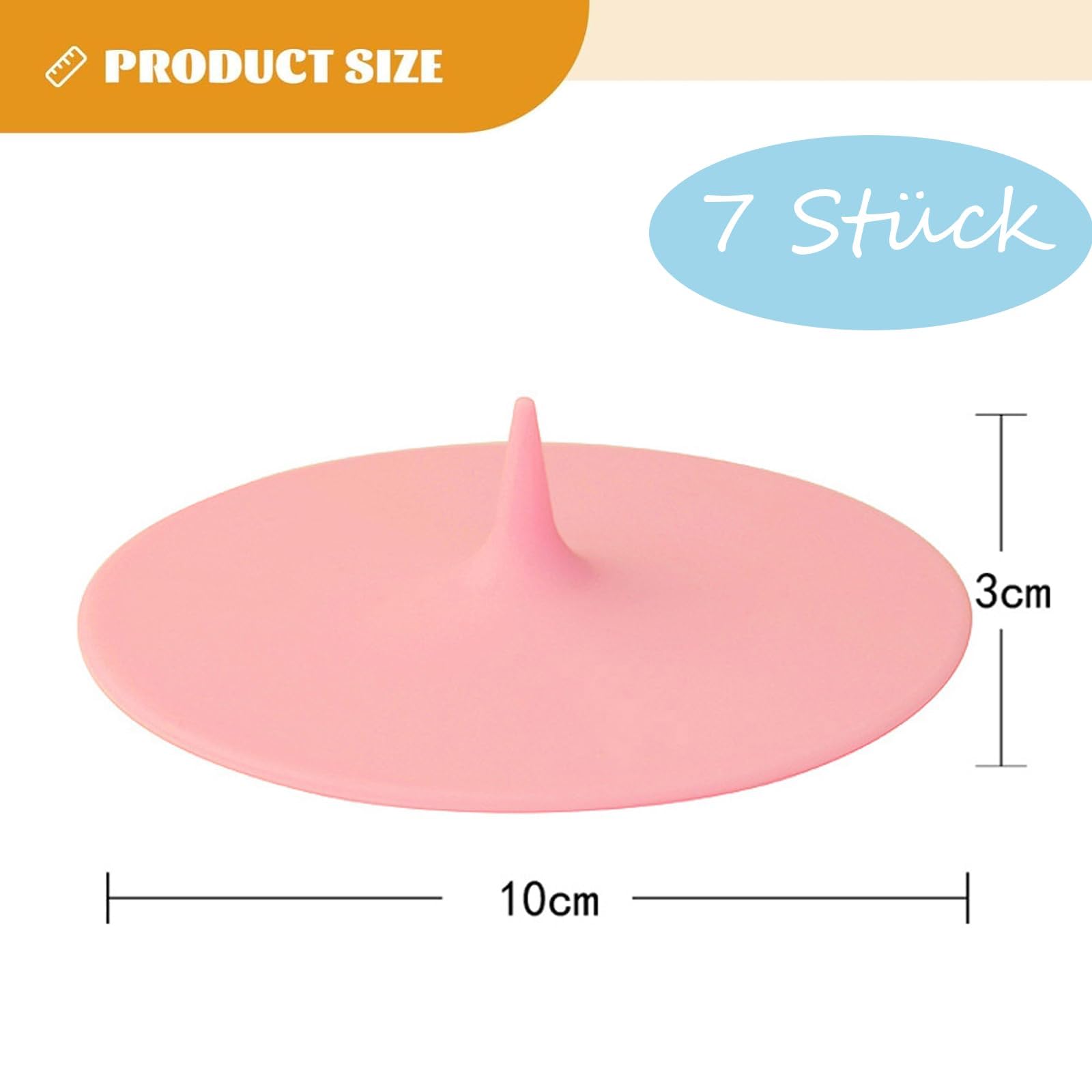 FUNOMOCYA Lot De 6 Couvercles En Silicone Résistants À La