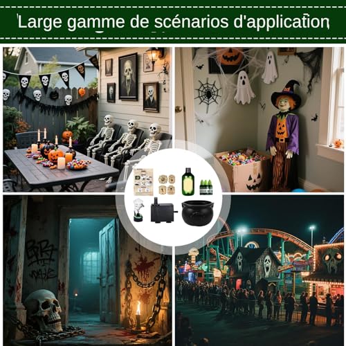 Chaudron décoration Halloween imperméable pour une ambiance épouvantable - 5