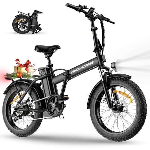 Foldable Electric Bike with 983W Motor and 20 Fat Tires