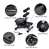 BESVIL-Stepper-ABS-Workout-Equipment-AB-Machine-Total-Body-Workout-Fitness-Exercise-Machine-Stepping-Exercise-Machine-for-Home-Gym-WorkoutBlack BESVIL Stepper ABS Workout Equipment AB Machine Total Body Workout Fitness Exercise Machine Stepping Exercise Machine for Home Gym Workout,Black