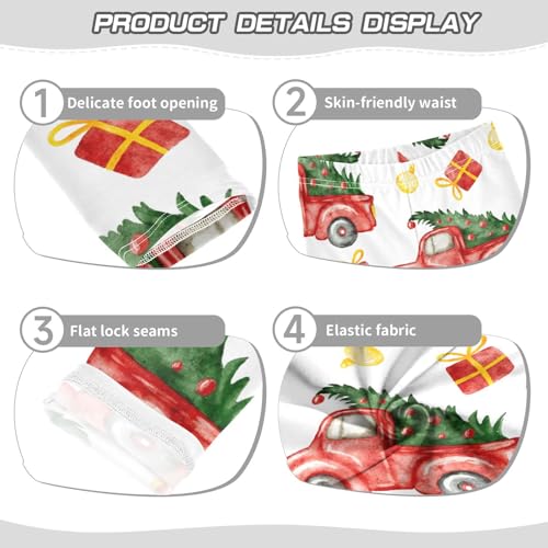 Car Tree Girls Leggings,Workout Leggings for Girls Toddler Athletic Legging Size for 3-10T3