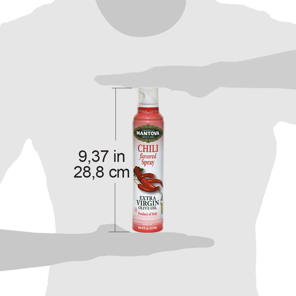 Amazon.com : Mantova Extra Virgin Olive Oil Spray Chili Flavored 8