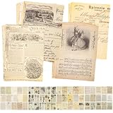 120 Bl&auml;tter Scrapbooking Papier | Vintage Look