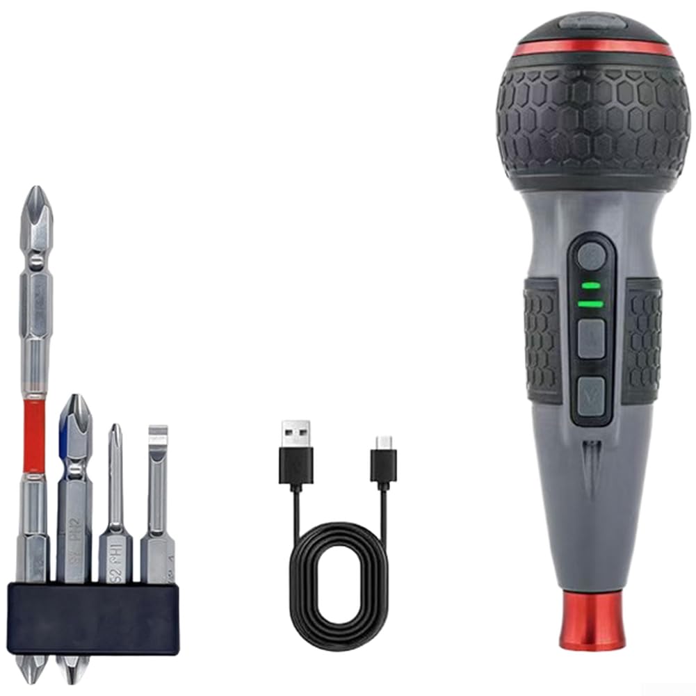 Destornillador Eléctrico Inalámbrico, Par 5N.m, USB-C(grey)