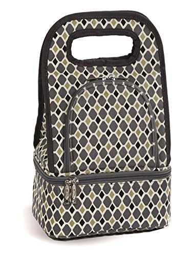 Picknick Plus psm-144gg Savoy Lunch Bag, Grün Pavillon Mosaic Cover