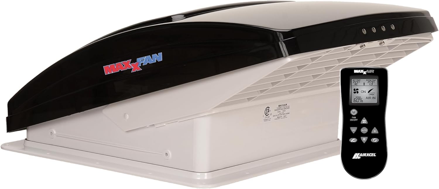 MAXXAIR MAXXFAN DELUXE 10-Speed Fan Motor with 12 Inch Fan, Anti