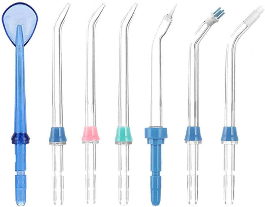 Dental Water Flosser nozzles, Replacement Jet Tips for Family Oral Irrigator FC165, FC168, FC169, FC166, FC163, FC162, FC188, FC288