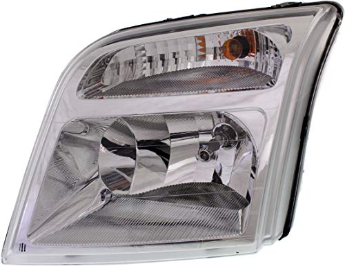 Evan-Fischer Headlight Assembly Compatible with 2010-2013 Ford Transit Connect Halogen Driver Side