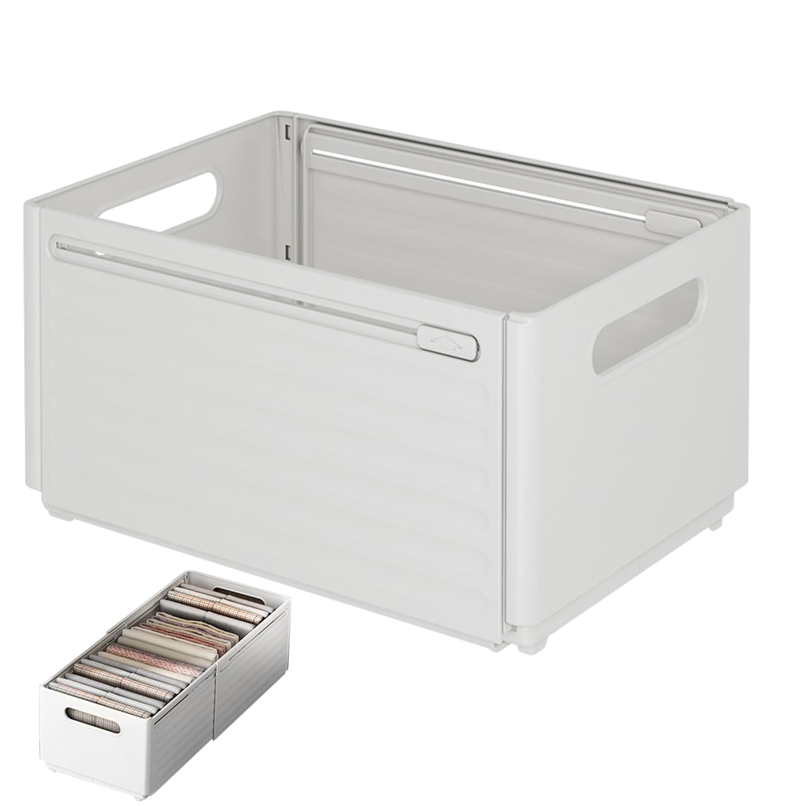 Panier de rangement rétractable pour sous évier et meuble de vanité