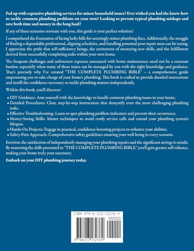 The Complete Plumbing Bible: DIY Handbook for Resolving Leaks, Clogs, and Plumbing Challenges with A