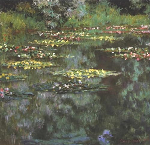 Monet nenúfar Rompecabezas de Madera 12000 Piezas Rompecabezas de Entretenimiento, Regalo para Amigos