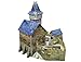 Keranova KERANOVA294 30 x 24 x 32 cm Carta Intelligente Medieval Town Hunting Castle 3D Puzzle