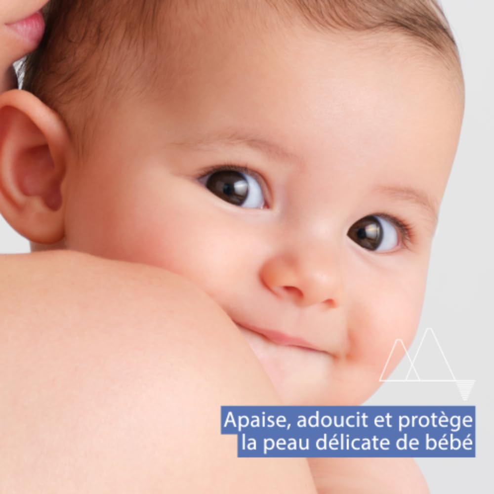 Pack Eau Nettoyante Bébé 1L 600 coton 8x10cm Visage Corps