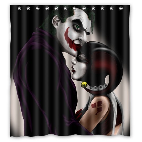 Harley Quinn Shower Curtain Amazon Com