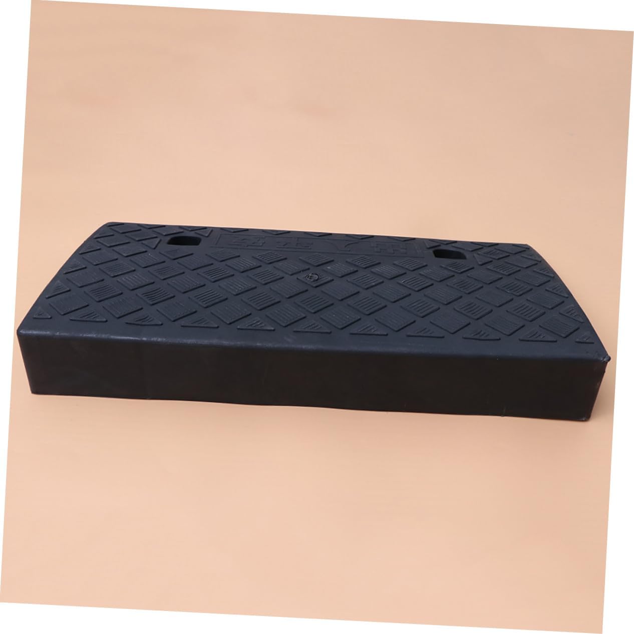 Vaguelly Vehicle Curb Ramp Lightweight Plastic Loading Ramp for Cars Motorcycles and Wheelchairs High Traction Stable Design Black Driveways and Steps