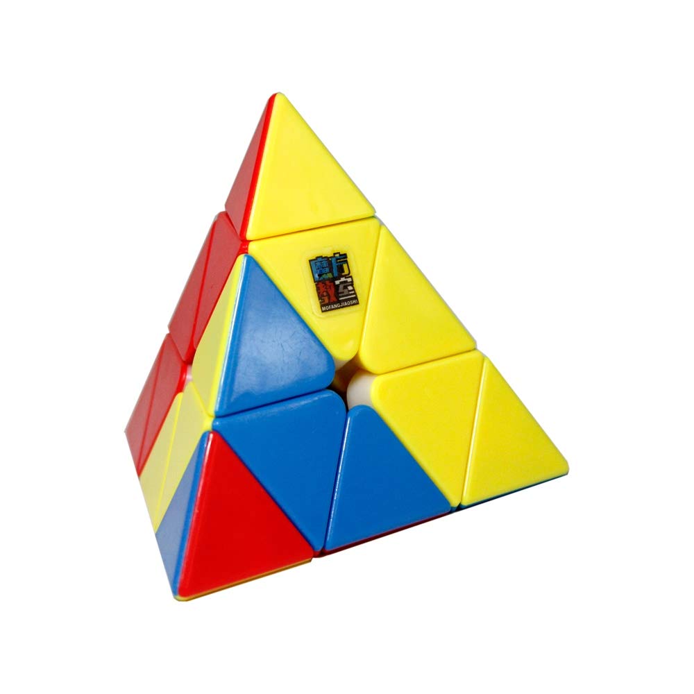 Bukefuno Moyu MoFang JiaoShi Meilong Pyramide Würfel stickerless Magic Cubing Pyraminx Meilong 3x3 Speed Cube Moyu Pyramide Puzzle Pädagogisch