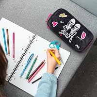 Baagl Federmäppchen Schulmäppchen für Mädchen Jungen Schule - Turnschuhe – Ansicht 6