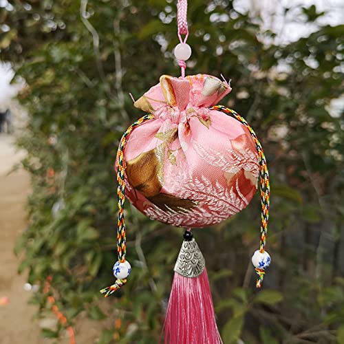 Bolsas de seda para joyas, 6 unidades, con cordón miniatura 1