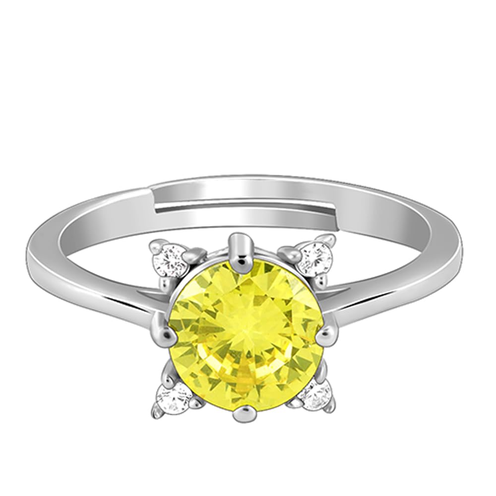 giva 925 Silver Brightest Sparkle Ring, Adjustable | Gifts for Women and Girls | With Certificate of Authenticity and 925 Stamp | 6 Months Warranty-picture-47