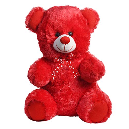 Image of Ultra 15 inch Teddy Bear Fully Stuffed Soft Plush Toy for Kids & Adults in Red | Perfect for Snuggling & Playtime | Animal Toy Birthday | Anniversary | Christmas | Diwali | Home Decor