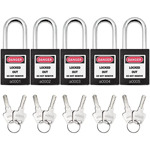 Snapklik.com : SAFBY 10 Keyed Different Lockout Tagout Lock