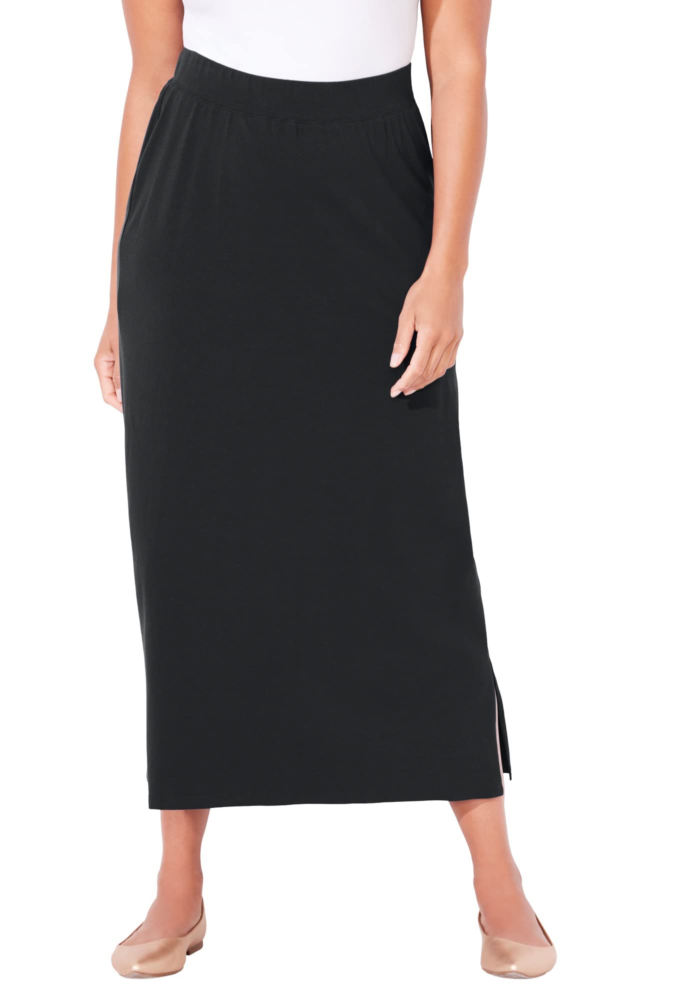 Womens Plus Size Suprema Maxi Skirt