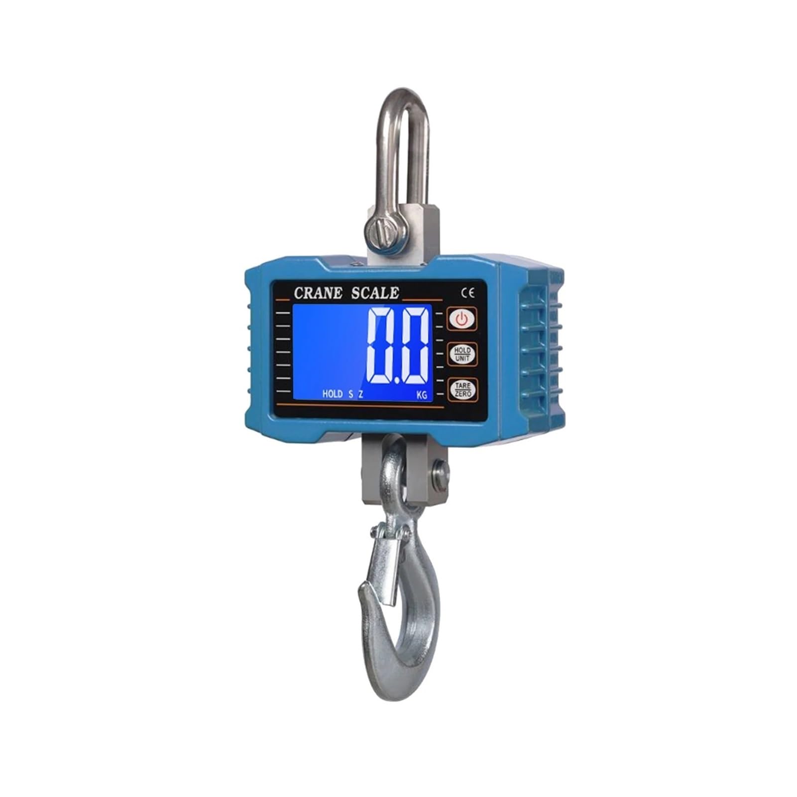 Escala colgante, 1000kg/2204lb Báscula digital colgante para grúa | Incluye cambio de unidades, pantalla digital legible y diseño portátil para almacenes, talleres y pesaje industrial.