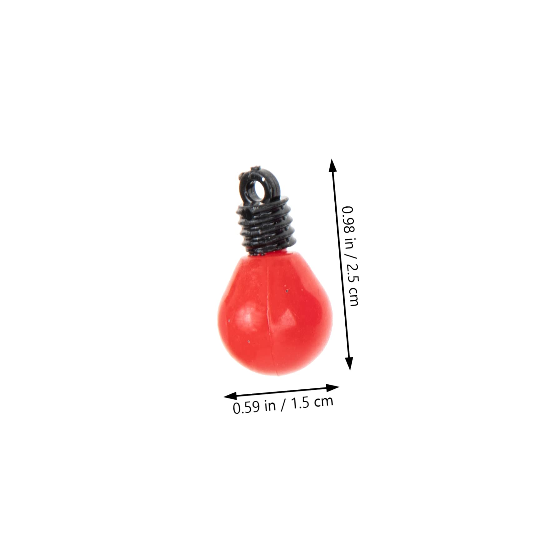 TOPBATHY 4 Stück 1 Weihnachtsdekoration weihnachtsbasteln Weihnachtsschmuck Bastelperlen selber Machen Christbaumkugel Ornament weihnachtsglühbirnen Kugeln aus Kunststoff Kunststoff-Perlen