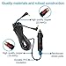 HQRP Car Charger Compatible with Philips PD9012 PD9012/17 PD9012/37 PET7402 PET7402S Pet749 Pet824 Pet9042 Pet9402 Pet941 Pet941a Portable DVD Player, Dual Screen, 12-Volt Vehicle Power Adapter