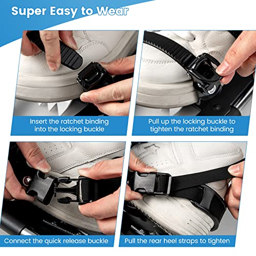 Goplus Snow Shoes For Men Women Youth Kids, Light Weight Aluminum Terrain Snowshoes With Anti-Shock Trekking Poles And Carrying Tote Bag, Snow Mud Baskets Included, 21/ 25/ 30 Inches (Silver, 25") #TOP7