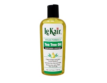 Tea Tree Oil Vegan Formula Soothing Oil for Dry Scalp, Flaky Skin, Itchy Scalp & Nails Fights Dandruff & Promotes Hydration 3.4 fl oz