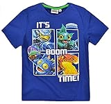  Skylanders - T-Shirt - Model It\'s Boom Time! - Dark Blue - 116 cm - 6 Years - 100% Cotton…