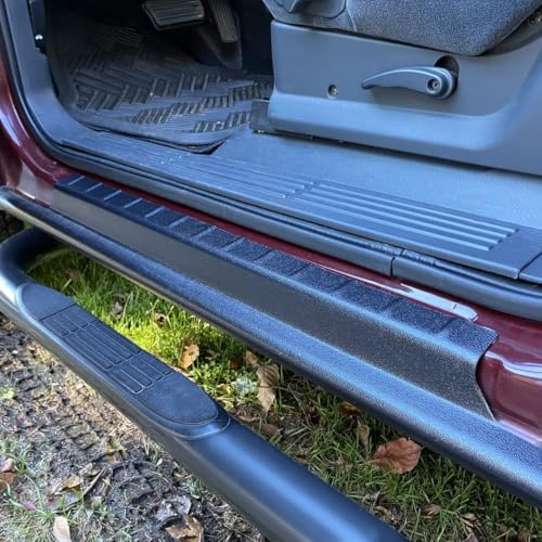 ECOTRIC Rocker Panel Guard Trail Armor Compatible with 1999-2006 Chevy Chevrolet Silverado/GMC Sierra 1500 2500 3500 2007 Chevy Chevrolet Silverado 1500 2500 HD 3500 Classic Crew Cab by ECOTRIC - Image 4