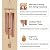 Astarin windchimes Outdoors with Engraved Lifetree?30 Inch Memorial Wind Chimes for Outside?Sympathy Wind Chime for Loved One,Outdoor Wind Chimes for Mother,Red Cooper Wind Chimes.