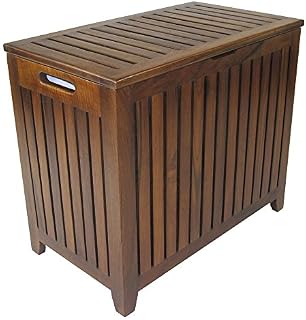 Redmon Teak Collection Vanity Hamper