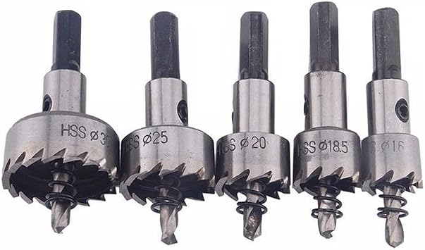 Carbide Tip HSS Drill Bit Hole Opener 16mm High Speed Steel Hole Saw Cutter Drill Bit
