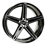 Design: 18 Concave Farbe: black full polish