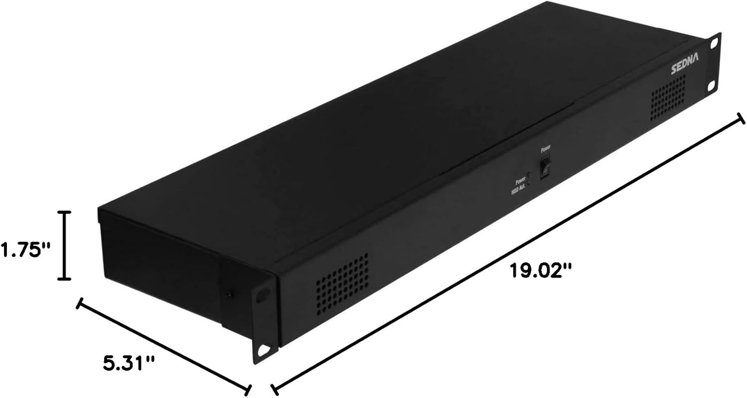 Sedna - 1U Rack Mount USB 3.1 Gen II (10Gbp) Dual Bay Hard Disk RAID Enclosure