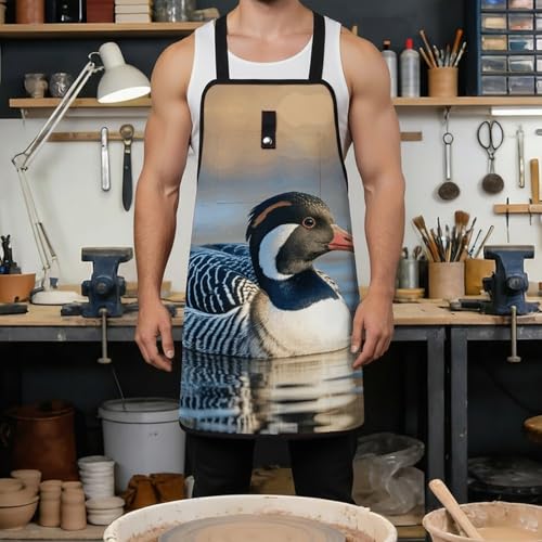 Delantal de trabajo con 8 bolsillos para hombres y mujeres miniatura 4