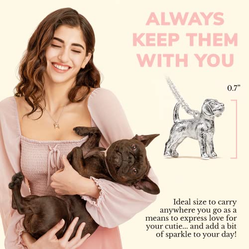 Scamper & Co Beagle Pendant Necklace For Women And Girls - Rhodium Plated Sterling Silver Necklace With Beagle Pendant And 18 Inch Chain #TOP3