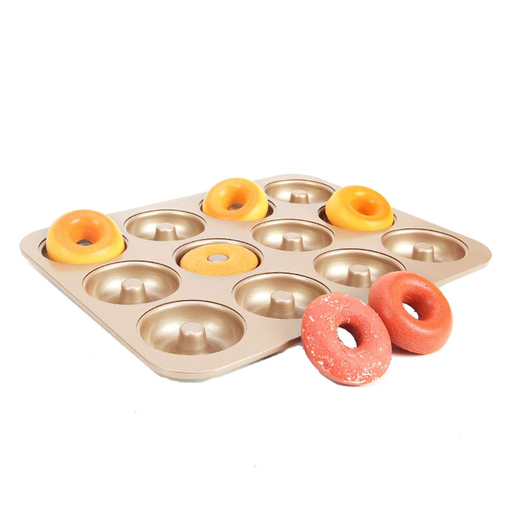 RJJ Mold ciasto 6/12 Nawet okrągłe puste pączki make ciasto formy chlebowe ciasteczka non-stick home do pieczenia (Size : B)