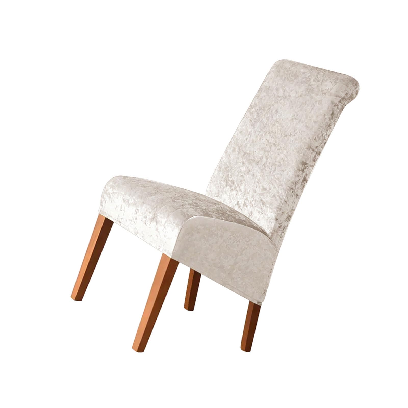 Beimus Thicken Plushes Dining Chair Covers Velvets Stretch Chair Seats Slipcovers Soft Warm Chairs Covers for Kitchen Living Room Elastic Slipcover