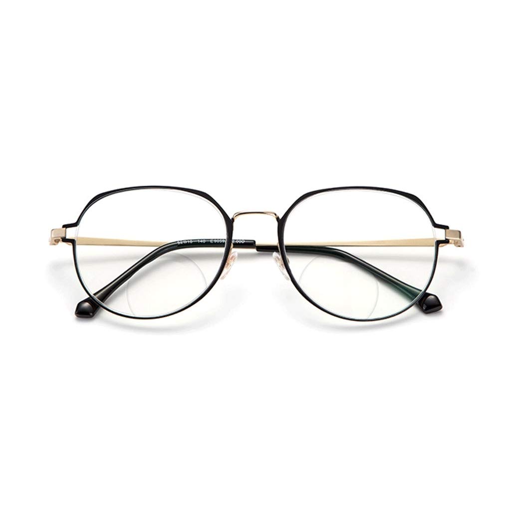 Augenoptik Brille 2.0, High-Definition-Dual-Use-Lesebrille, Anti Überanstrengung der Augen, Computerbrille, Anti blaues Licht, breite Rahmen, Federscharnier, Schutzlinse ( Color : Red , Size : 1.5 )