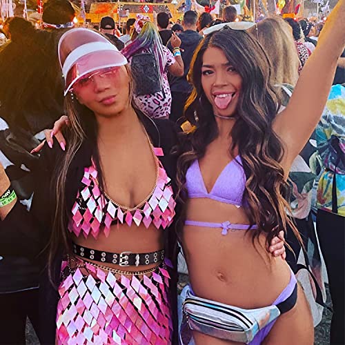 Sequins Tassels Body Chain Gold Bra Skirts Set Sexy Bikini Rave Festival Party Beach Fashion Accessories Jewelry For Women And Girls #TOP3