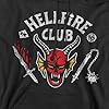 Stranger Things Hellfire Club Invert Unisex Hoodie, Black, X-Large #2