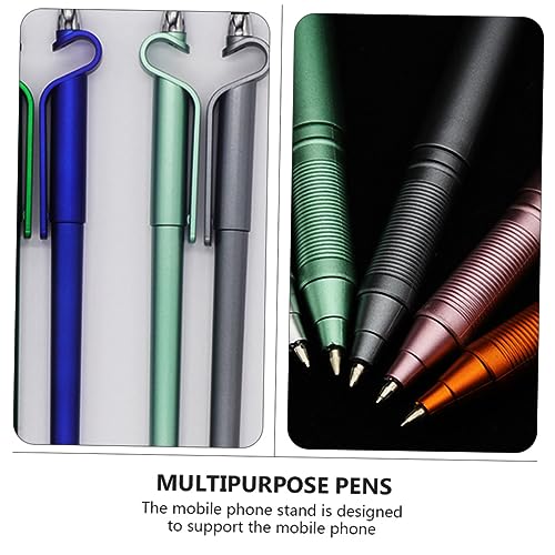 Bolígrafos capacitivos para notebook y tablet con soporte de móvil para el escritorio escolar 6