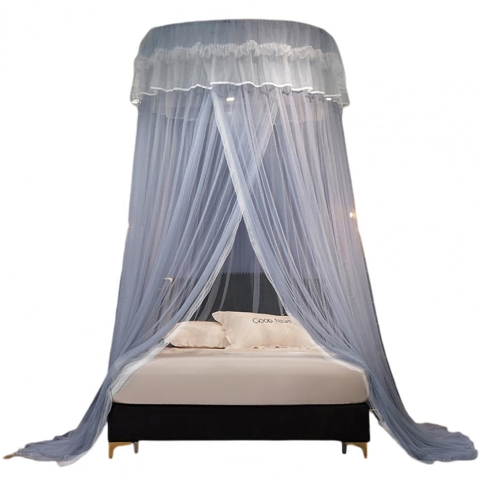 Dosel de cama con gancho superior que soluciona la falta de estilo en tu habitación